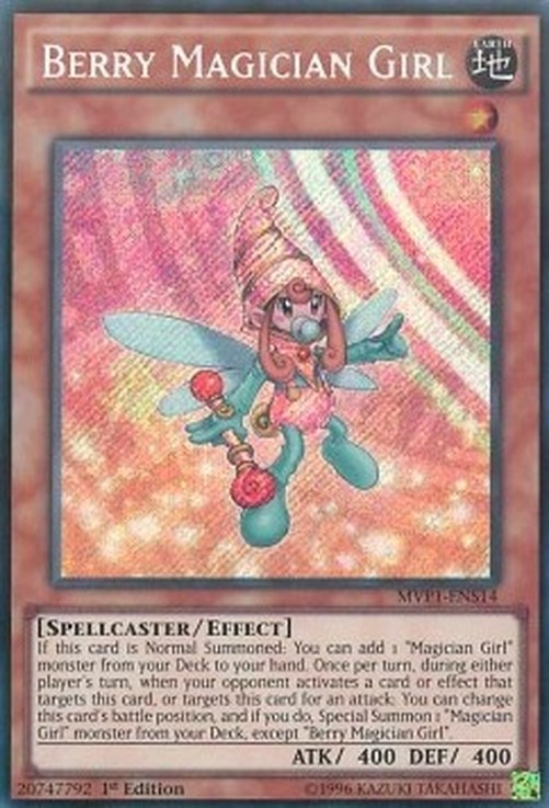Yu-Gi-Oh! MVP1 Berry Magician Girl (V.3 - Secret Rare)