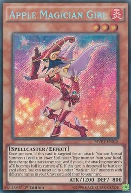 Yu-Gi-Oh! MVP1 Apple Magician Girl (V.3 - Secret Rare)