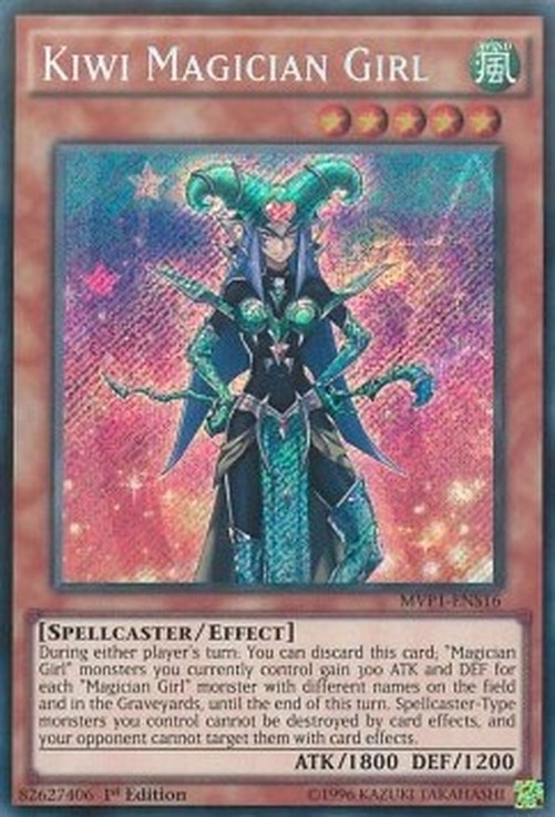 Yu-Gi-Oh! MVP1 Kiwi Magician Girl (V.3 - Secret Rare)