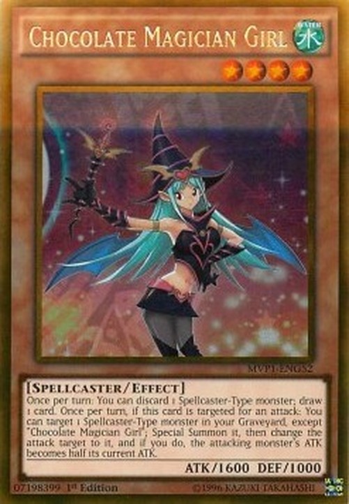 Yu-Gi-Oh! MVP1 Chocolate Magician Girl (V.2 - Gold Rare)