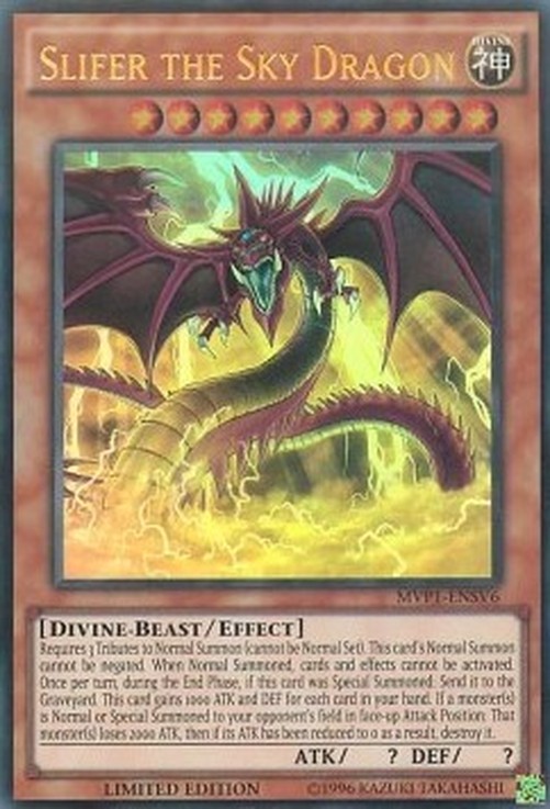 Yu-Gi-Oh! MVP1 Slifer the Sky Dragon (V.4 - Ultra Rare)