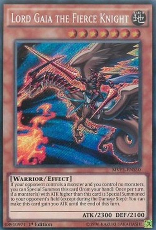 Yu-Gi-Oh! MVP1 Lord Gaia the Fierce Knight (V.3 - Secret Rare)