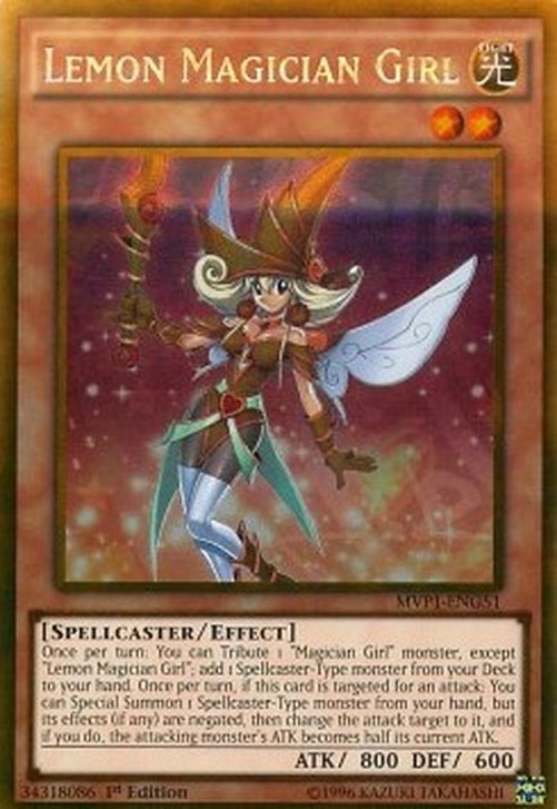 Yu-Gi-Oh! MVP1 Lemon Magician Girl (V.2 - Gold Rare)