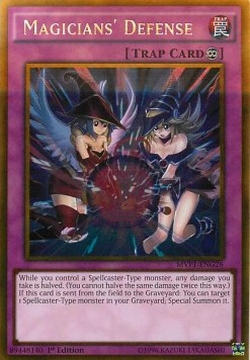 Yu-Gi-Oh! MVP1 Magicians' Defense (V.2 - Gold Rare)