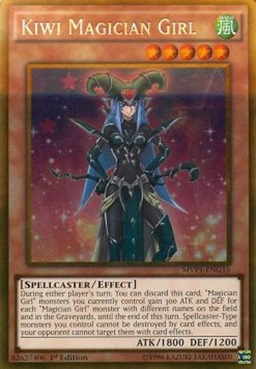Yu-Gi-Oh! MVP1 Kiwi Magician Girl (V.2 - Gold Rare)