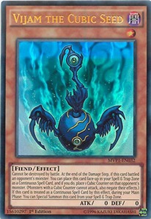 Yu-Gi-Oh! MVP1 Vijam the Cubic Seed (V.1 - Ultra Rare)