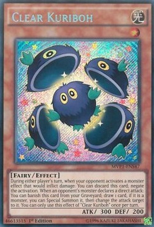 Yu-Gi-Oh! MVP1 Clear Kuriboh (V.3 - Secret Rare)