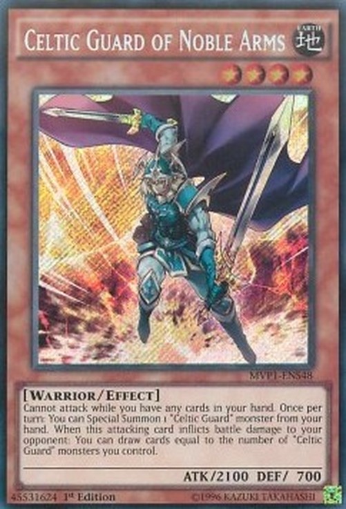 Yu-Gi-Oh! MVP1 Celtic Guard of Noble Arms (V.3 - Secret Rare)
