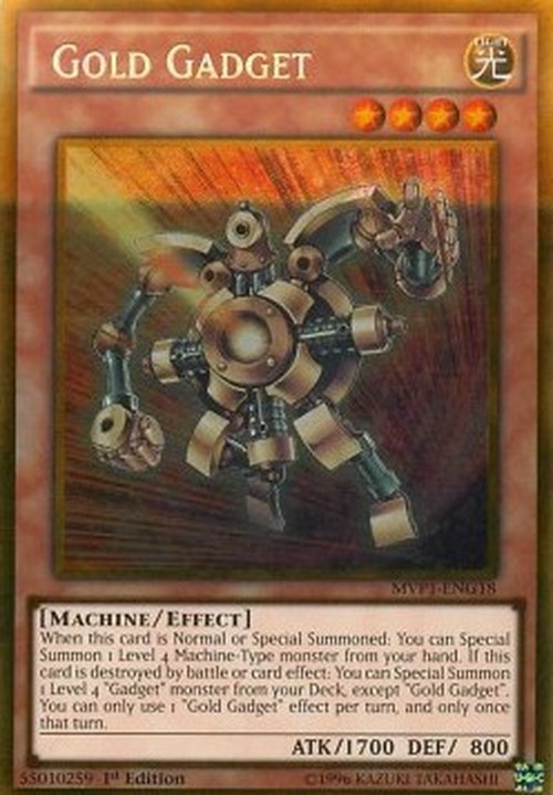 Yu-Gi-Oh! MVP1 Gold Gadget (V.2 - Gold Rare)