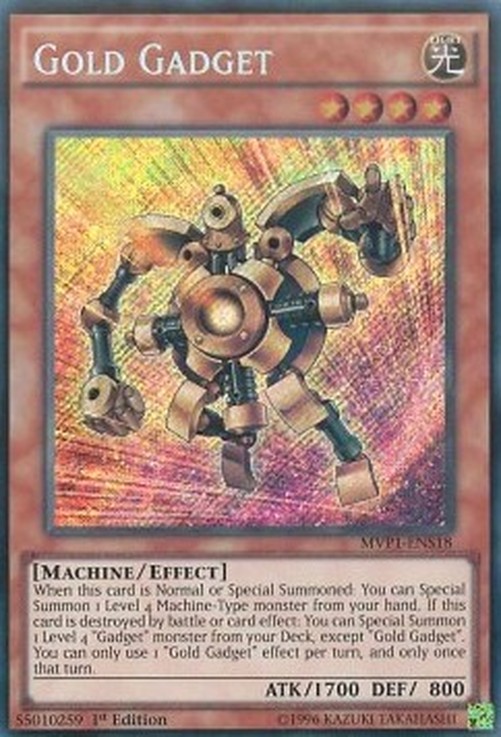 Yu-Gi-Oh! MVP1 Gold Gadget (V.3 - Secret Rare)
