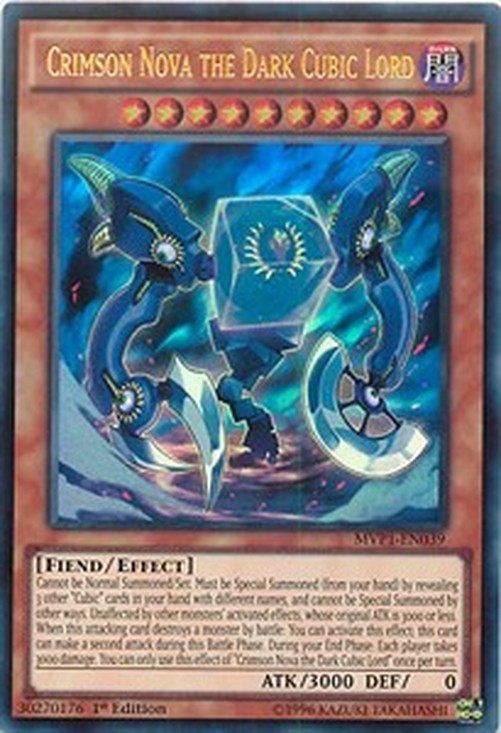 Yu-Gi-Oh! MVP1 Crimson Nova the Dark Cubic Lord (V.1 - Ultra Rare)