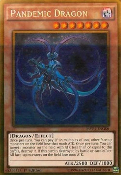 Yu-Gi-Oh! MVP1 Pandemic Dragon (V.2 - Gold Rare)