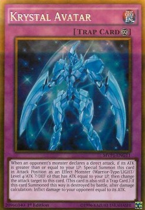 Yu-Gi-Oh! MVP1 Krystal Avatar (V.2 - Gold Rare)