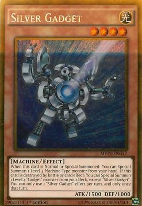 Yu-Gi-Oh! MVP1 Silver Gadget (V.2 - Gold Rare)