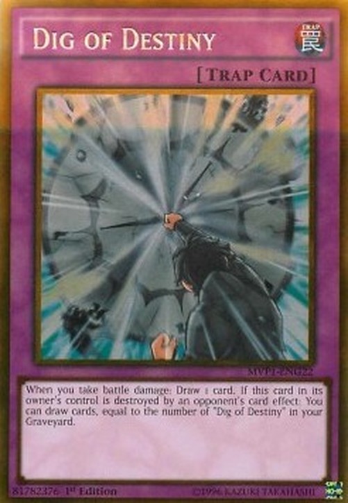 Yu-Gi-Oh! MVP1 Dig of Destiny (V.2 - Gold Rare)