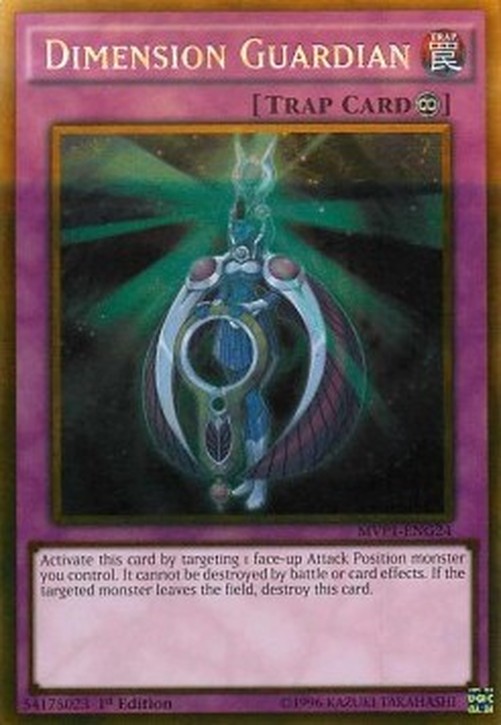 Yu-Gi-Oh! MVP1 Dimension Guardian (V.2 - Gold Rare)