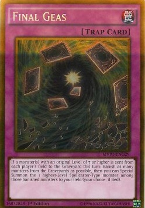 Yu-Gi-Oh! MVP1 Final Geas (V.2 - Gold Rare)