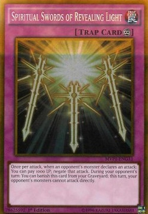 Yu-Gi-Oh! MVP1 Spiritual Swords of Revealing Light (V.2 - Gold Rare)