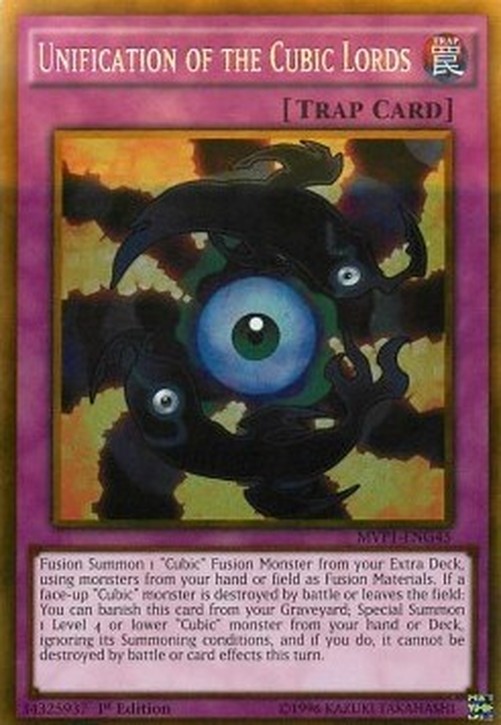 Yu-Gi-Oh! MVP1 Unification of the Cubic Lords (V.2 - Gold Rare)