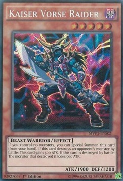 Yu-Gi-Oh! MVP1 Kaiser Vorse Raider (V.3 - Secret Rare)