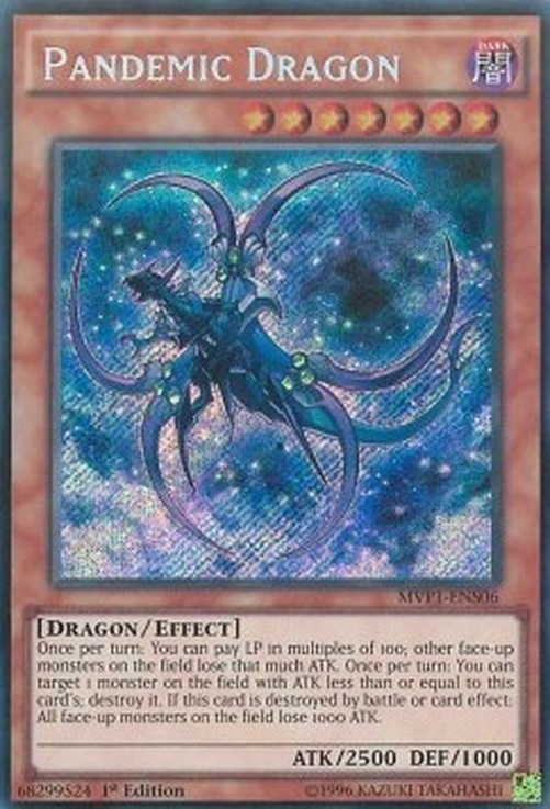 Yu-Gi-Oh! MVP1 Pandemic Dragon (V.3 - Secret Rare)