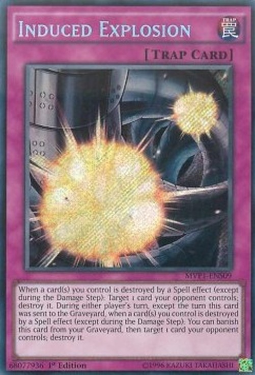 Yu-Gi-Oh! MVP1 Induced Explosion (V.3 - Secret Rare)