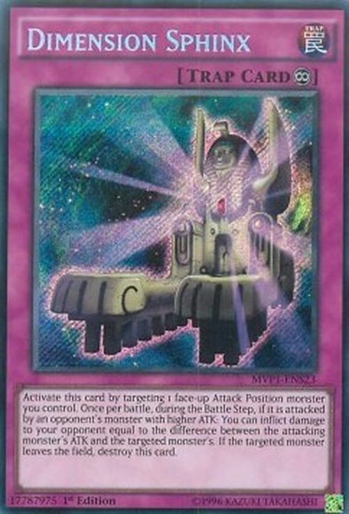 Yu-Gi-Oh! MVP1 Dimension Sphinx (V.3 - Secret Rare)