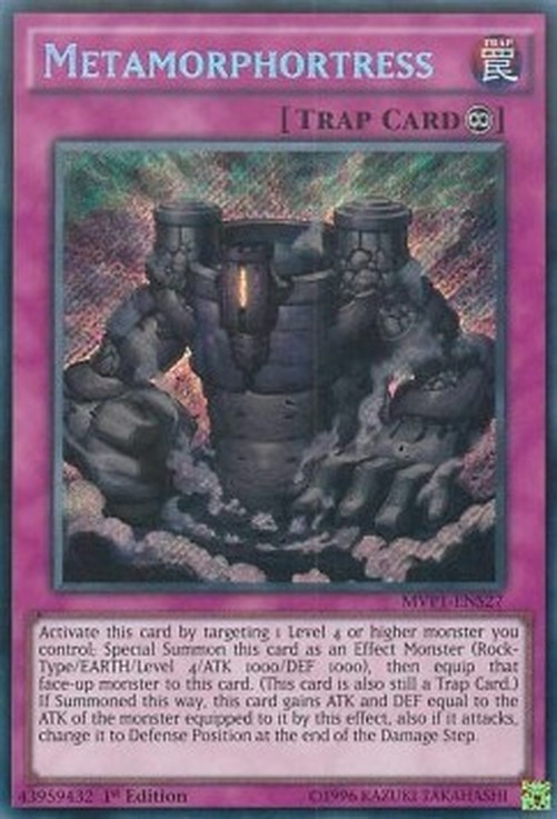 Yu-Gi-Oh! MVP1 Metamorphortress (V.3 - Secret Rare)