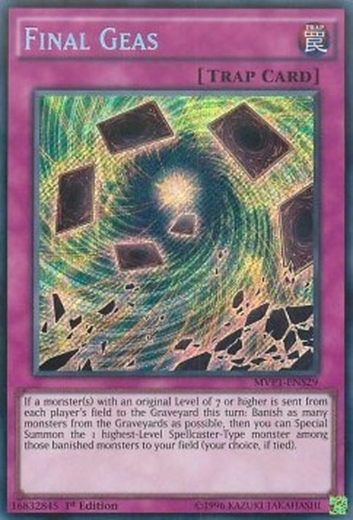 Yu-Gi-Oh! MVP1 Final Geas (V.3 - Secret Rare)