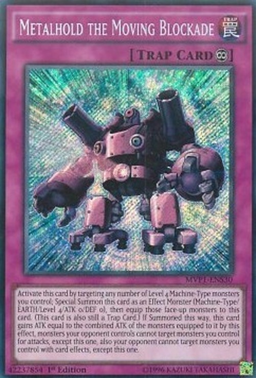 Yu-Gi-Oh! MVP1 Metalhold the Moving Blockade (V.3 - Secret Rare)