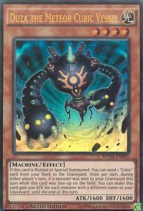 Yu-Gi-Oh! MVP1 Duza the Meteor Cubic Vessel (V.3 - Ultra Rare)