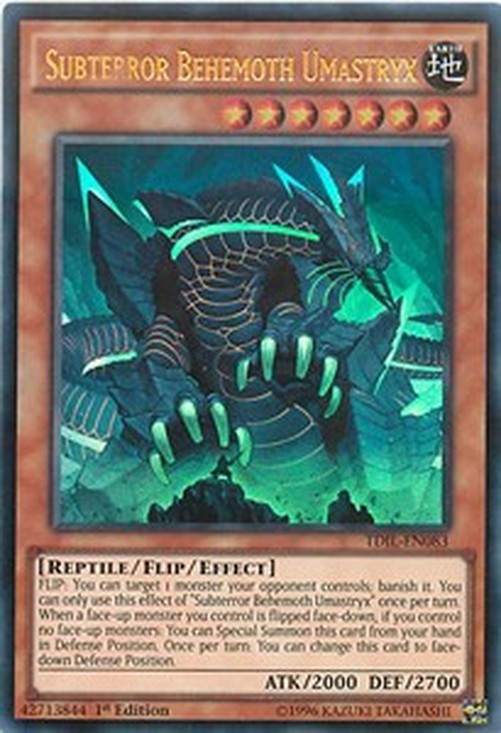 Yu-Gi-Oh! TDIL Subterror Behemoth Umastryx
