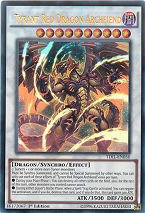 Yu-Gi-Oh! TDIL Tyrant Red Dragon Archfiend