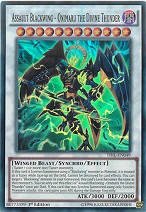 Yu-Gi-Oh! TDIL Assault Blackwing - Onimaru the Divine Thunder