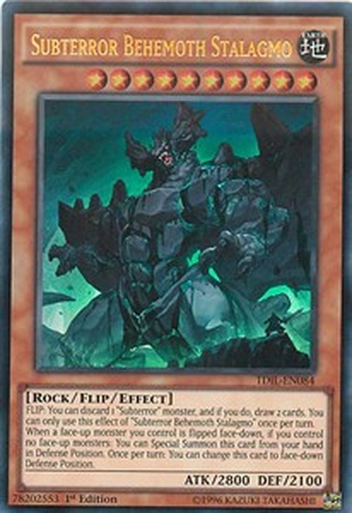 Yu-Gi-Oh! TDIL Subterror Behemoth Stalagmo