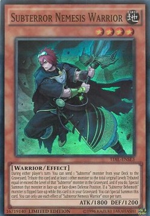 Yu-Gi-Oh! TDIL Subterror Nemesis Warrior (V.2 - Super Rare)