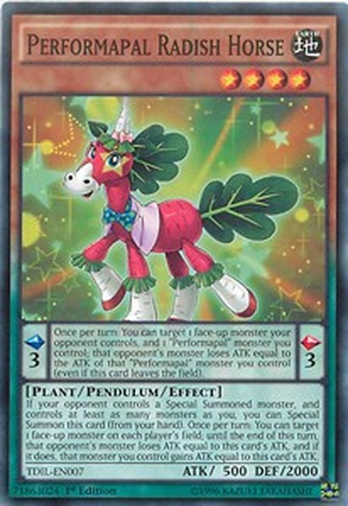 Yu-Gi-Oh! TDIL Performapal Radish Horse