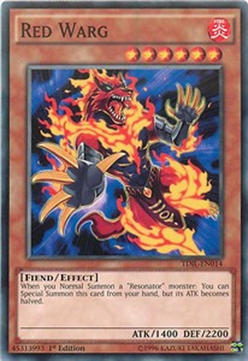 Yu-Gi-Oh! TDIL Red Warg