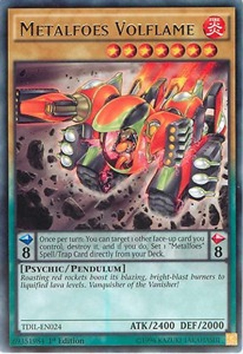 Yu-Gi-Oh! TDIL Metalfoes Volflame
