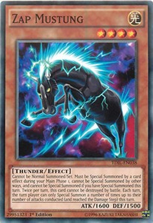 Yu-Gi-Oh! TDIL Zap Mustung