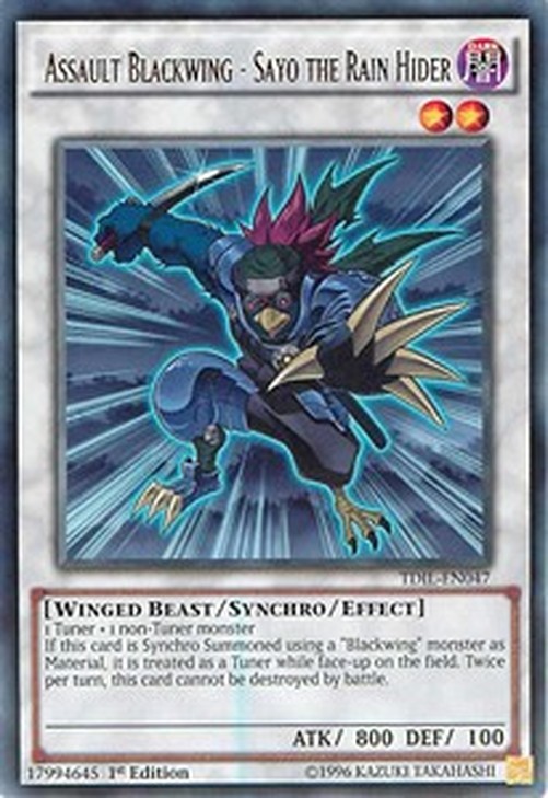 Yu-Gi-Oh! TDIL Assault Blackwing - Sayo the Rain Hider