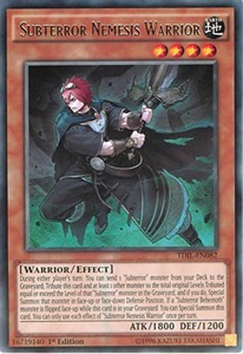 Yu-Gi-Oh! TDIL Subterror Nemesis Warrior (V.1 - Rare)