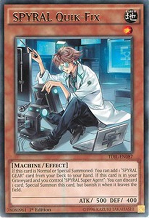 Yu-Gi-Oh! TDIL SPYRAL Quik-Fix