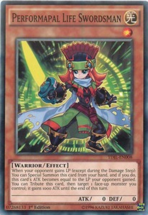 Yu-Gi-Oh! TDIL Performapal Life Swordsman