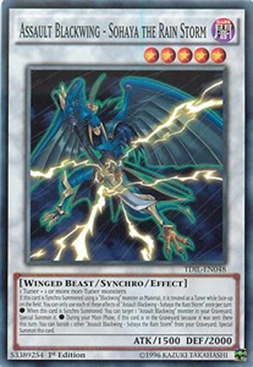 Yu-Gi-Oh! TDIL Assault Blackwing - Sohaya the Rain Storm