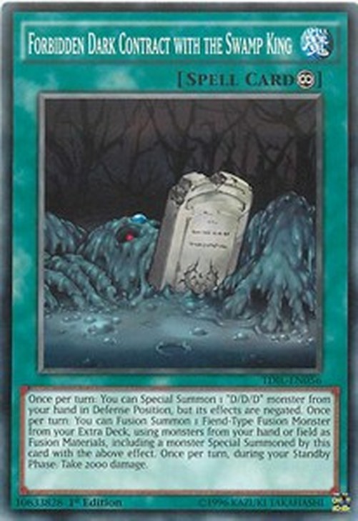 Yu-Gi-Oh! TDIL Forbidden Dark Contract with the Swamp King