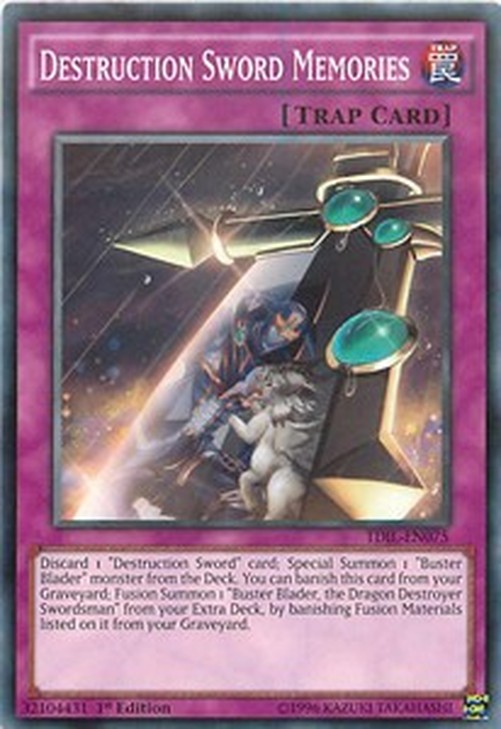 Yu-Gi-Oh! TDIL Destruction Sword Memories
