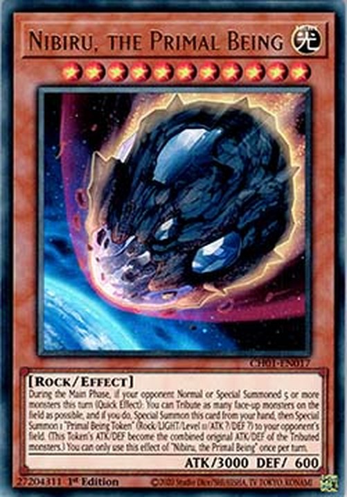 Yu-Gi-Oh! CH01 Nibiru, the Primal Being