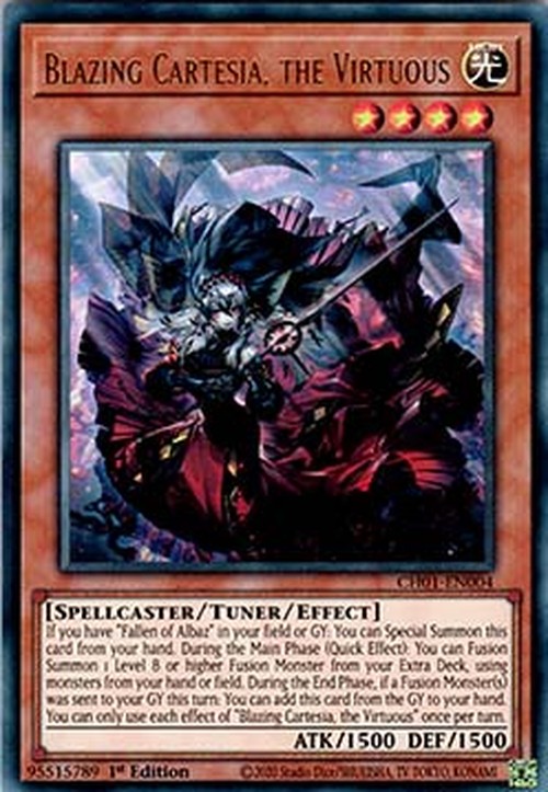 Yu-Gi-Oh! CH01 Blazing Cartesia, the Virtuous