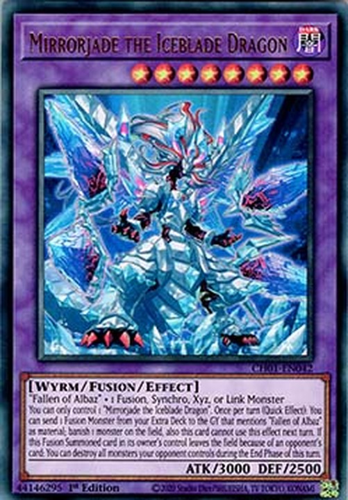 Yu-Gi-Oh! CH01 Mirrorjade the Iceblade Dragon